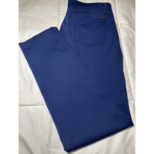 Twillory Men's Size 32X34 Tailored Fit Performance Golf Pants Navy Blue